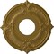 Ekena Millwork Attica Ceiling Medallion (Fits Canopies up to 3 1/2"), Hand-Painted Gold, 12 3/4"OD x 4"ID x 1/2"P CM12ATGLS - alternate 1